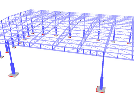 Het 3-dimensionaal rekenmodel.